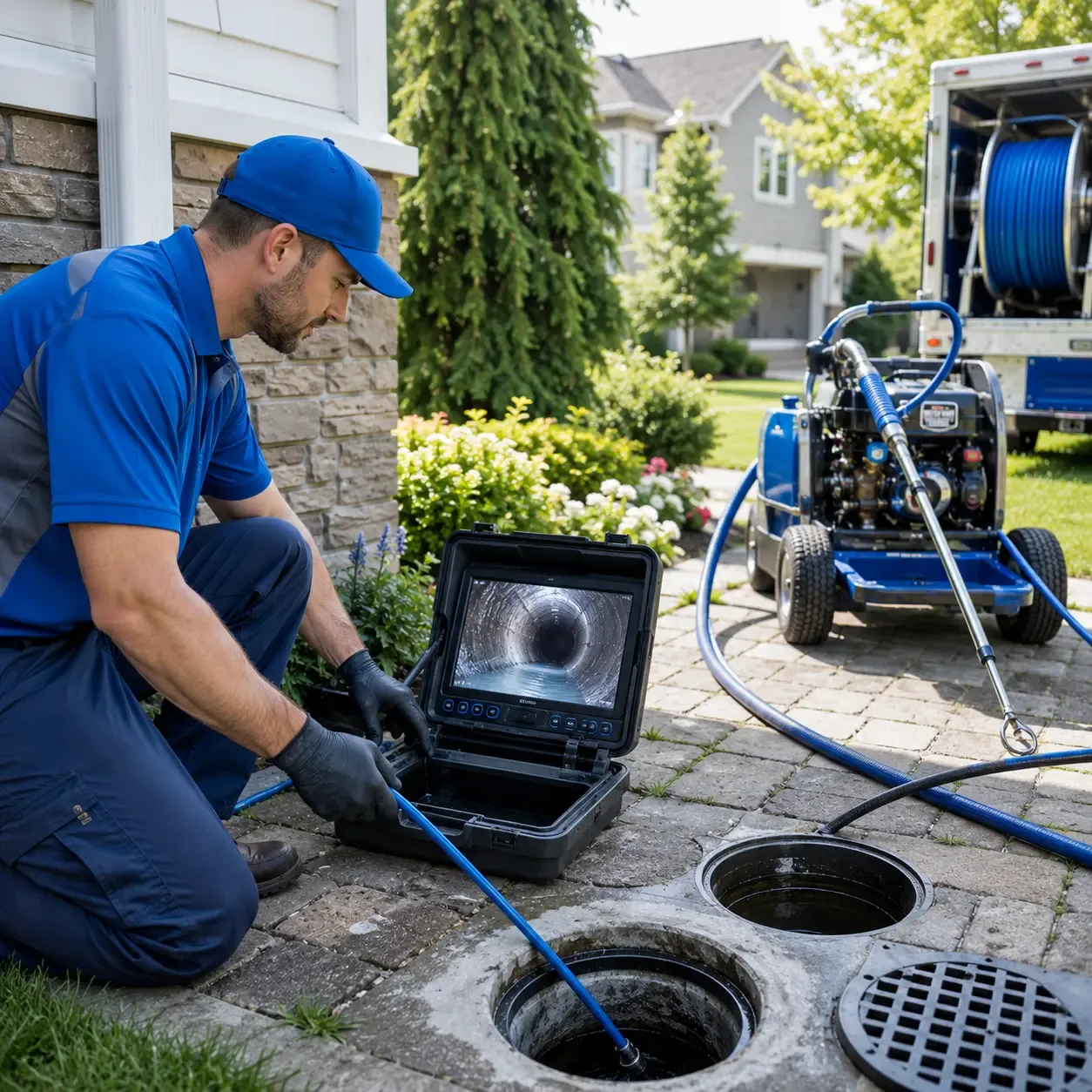 Outdoor drain cleaning professionals serving Downey, CA